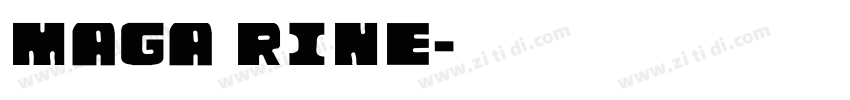 maga rine字体转换